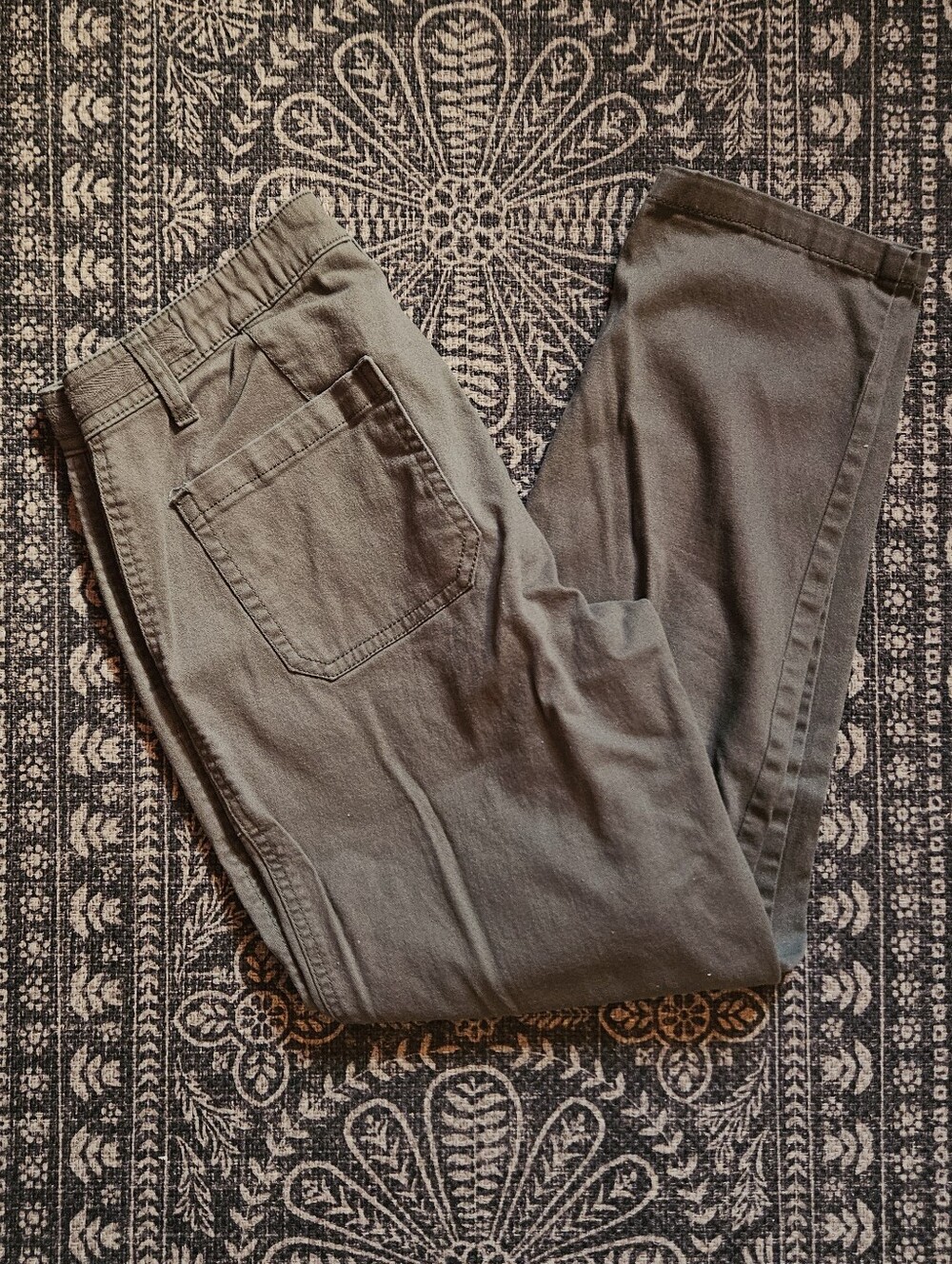 Jones New York Women's Olive Green Pants